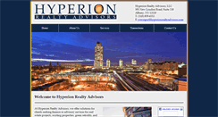 Desktop Screenshot of hyperionrealtyadvisors.com